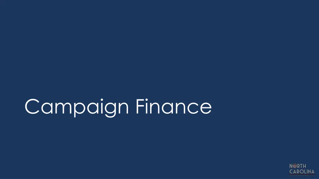 campaign finance