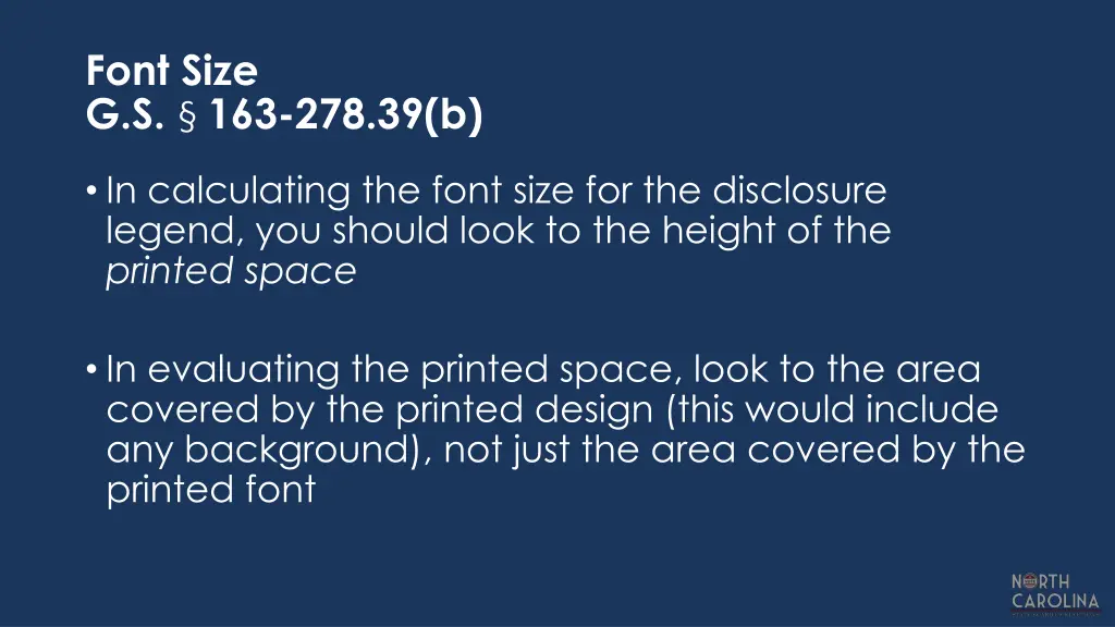 font size g s 163 278 39 b