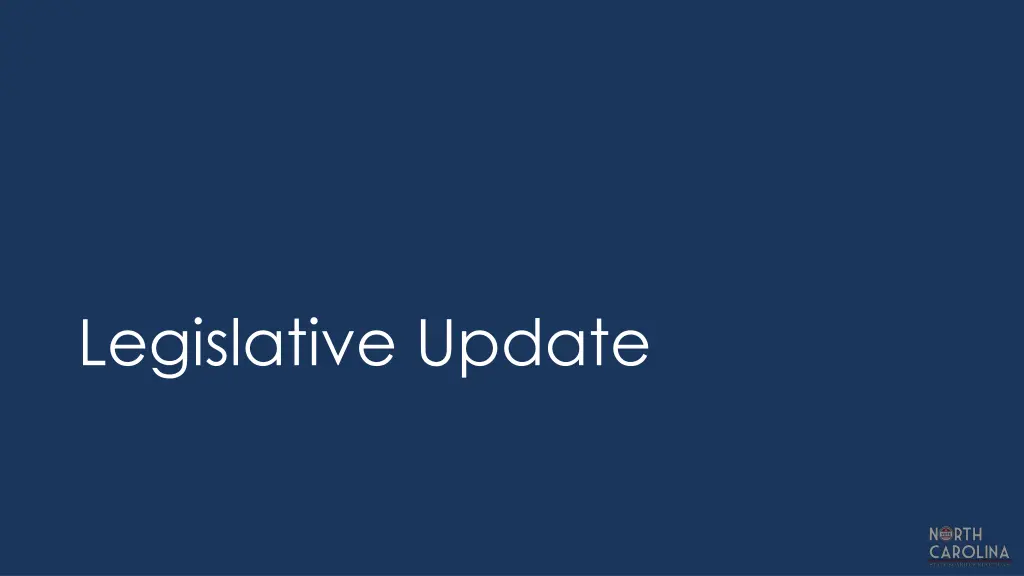 legislative update
