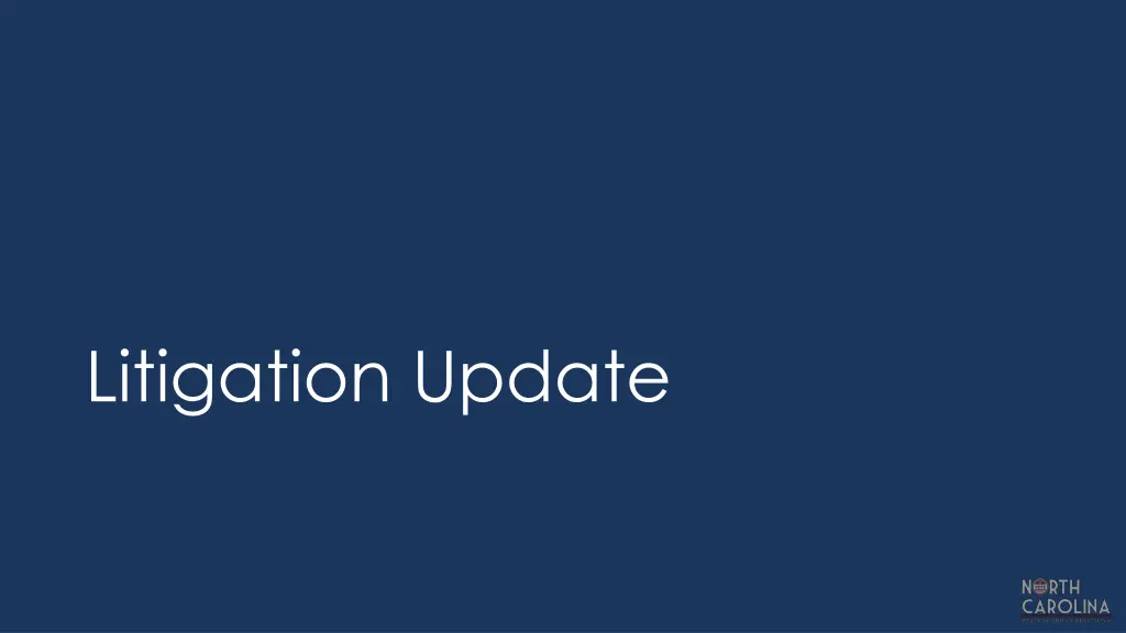 litigation update