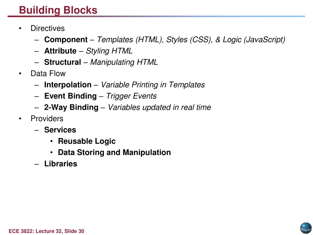 building blocks