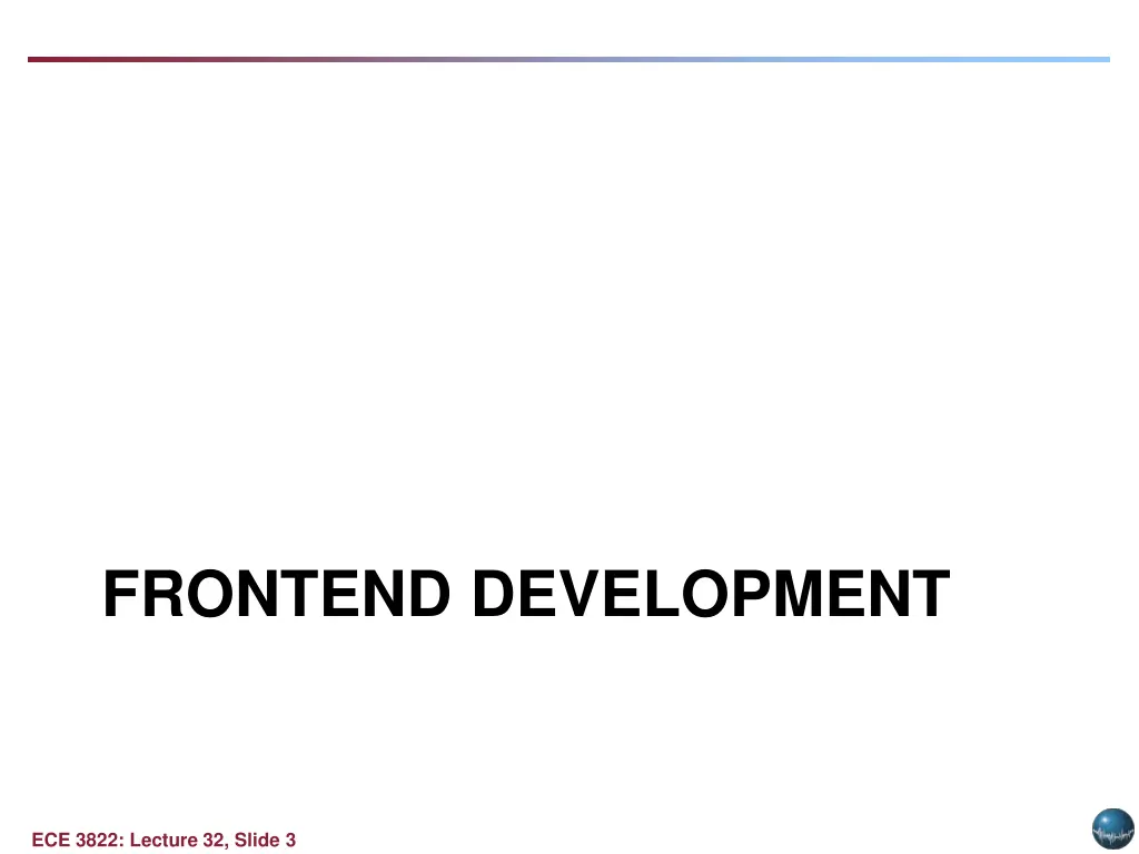 frontend development