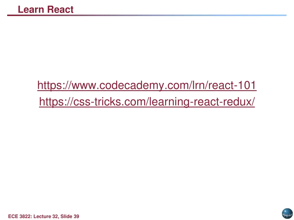 learn react