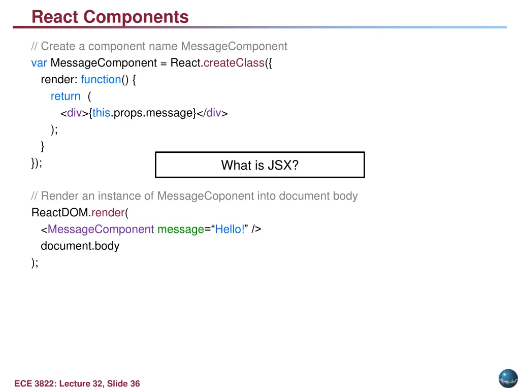 react components 1