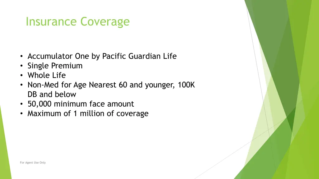 insurance coverage