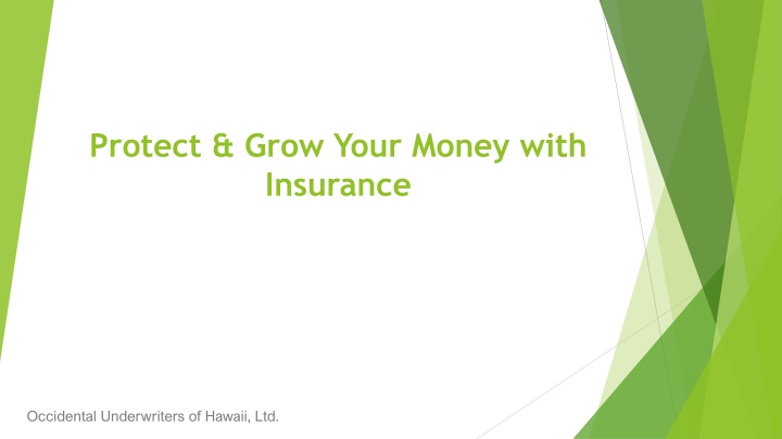 protect grow your money with insurance