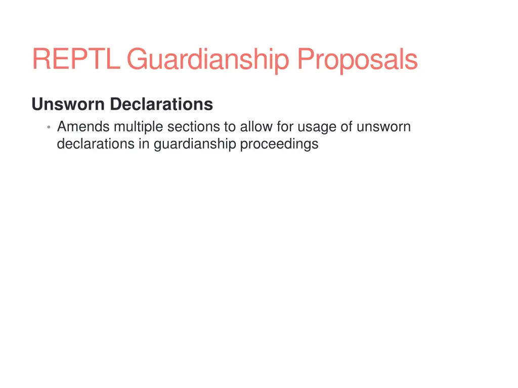reptl guardianship proposals 1
