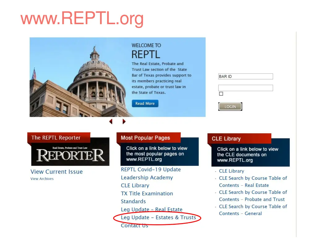 www reptl org