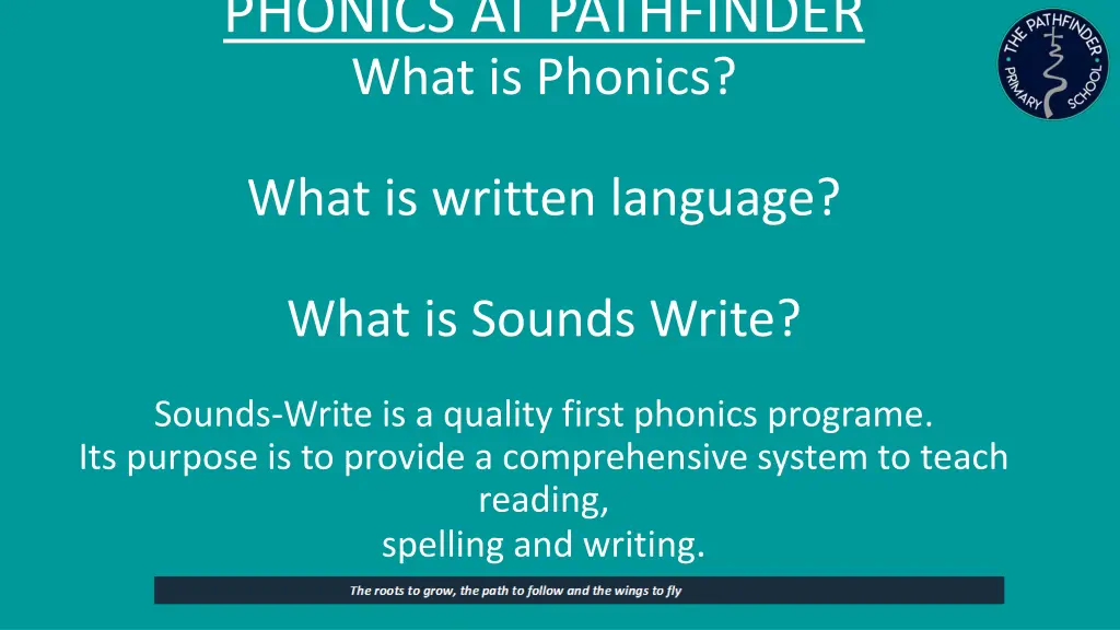 phonics at pathfinder what is phonics