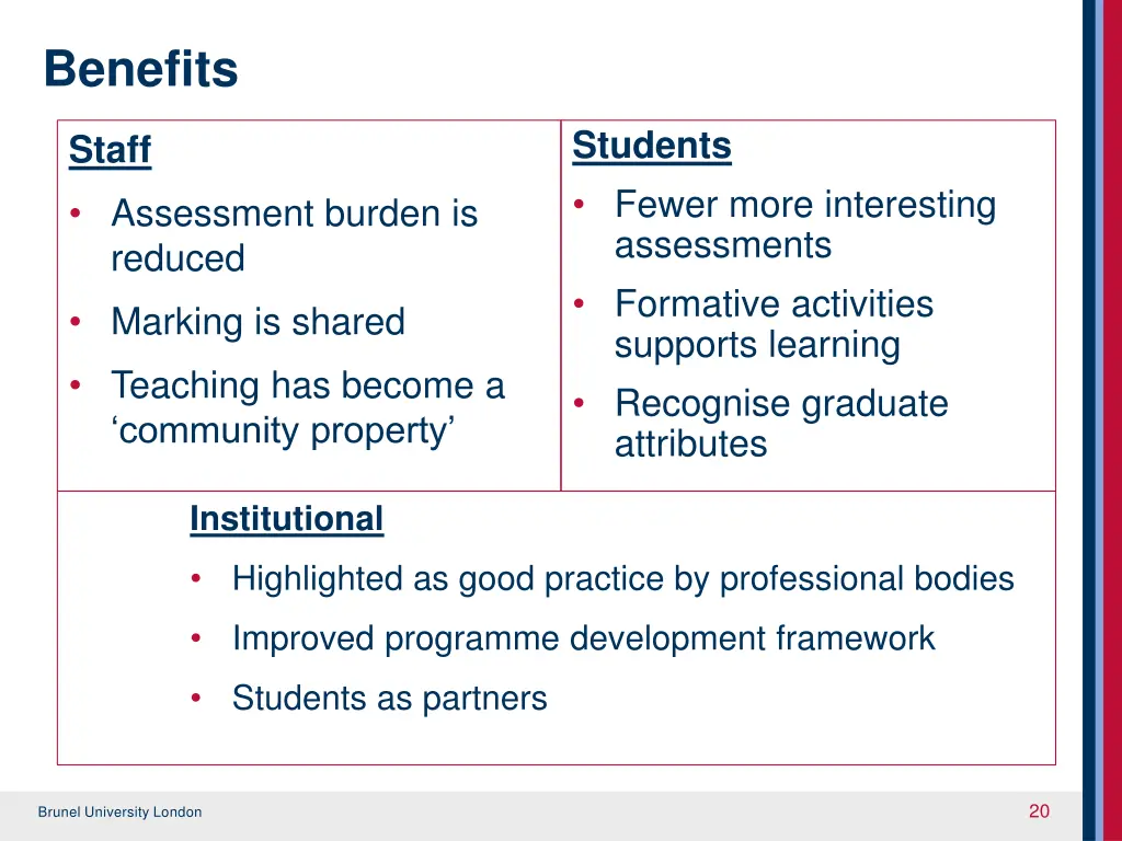 benefits