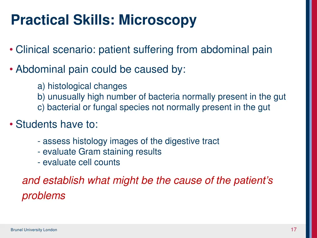practical skills microscopy
