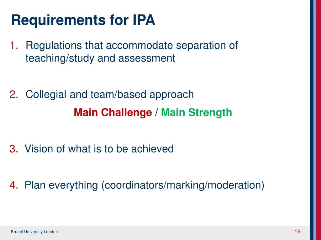 requirements for ipa