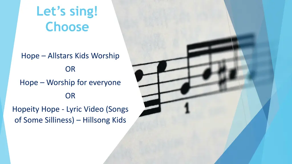 let s sing choose
