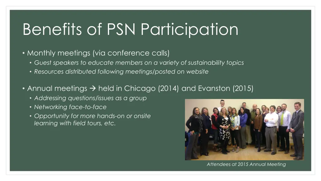 benefits of psn participation