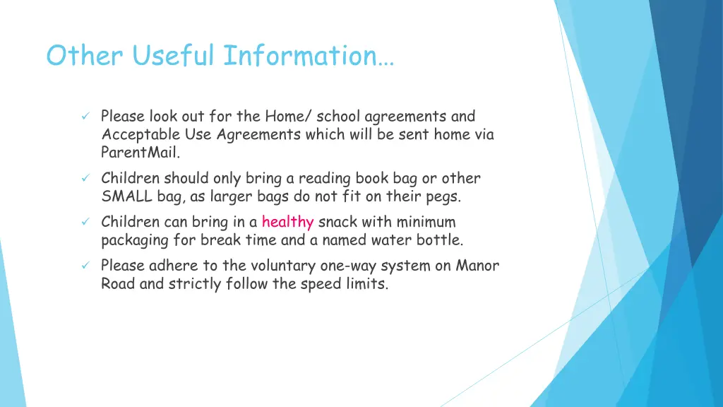 other useful information