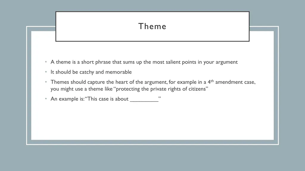 theme