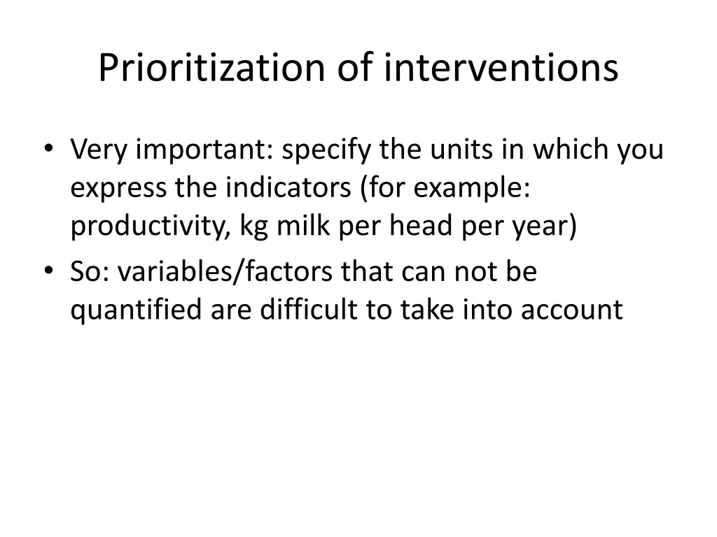 prioritization of interventions 6