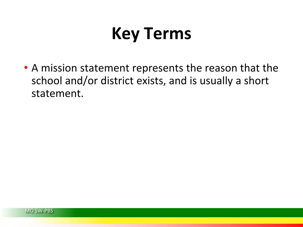 key terms