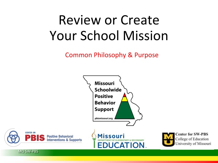 review or create your school mission