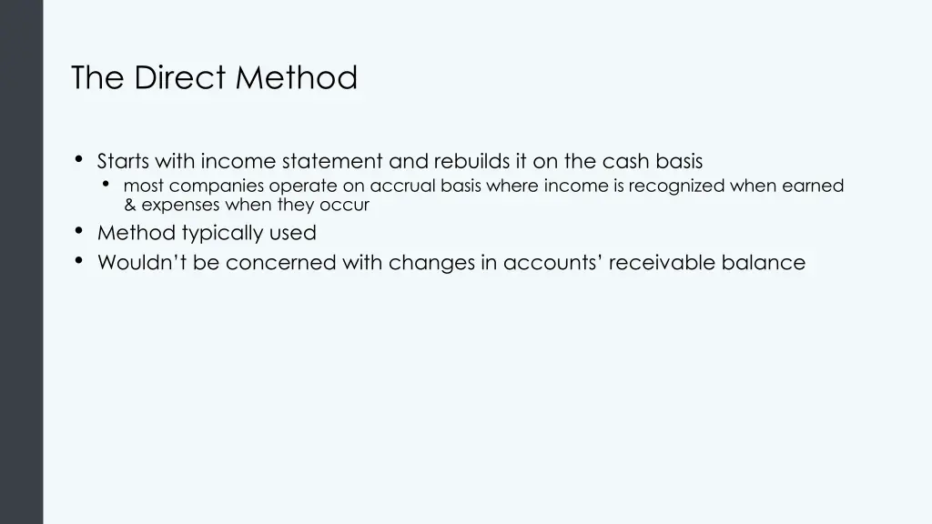the direct method