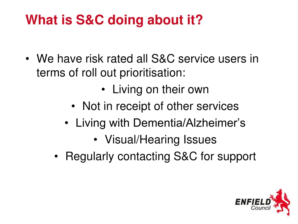 what is s c doing about it 1