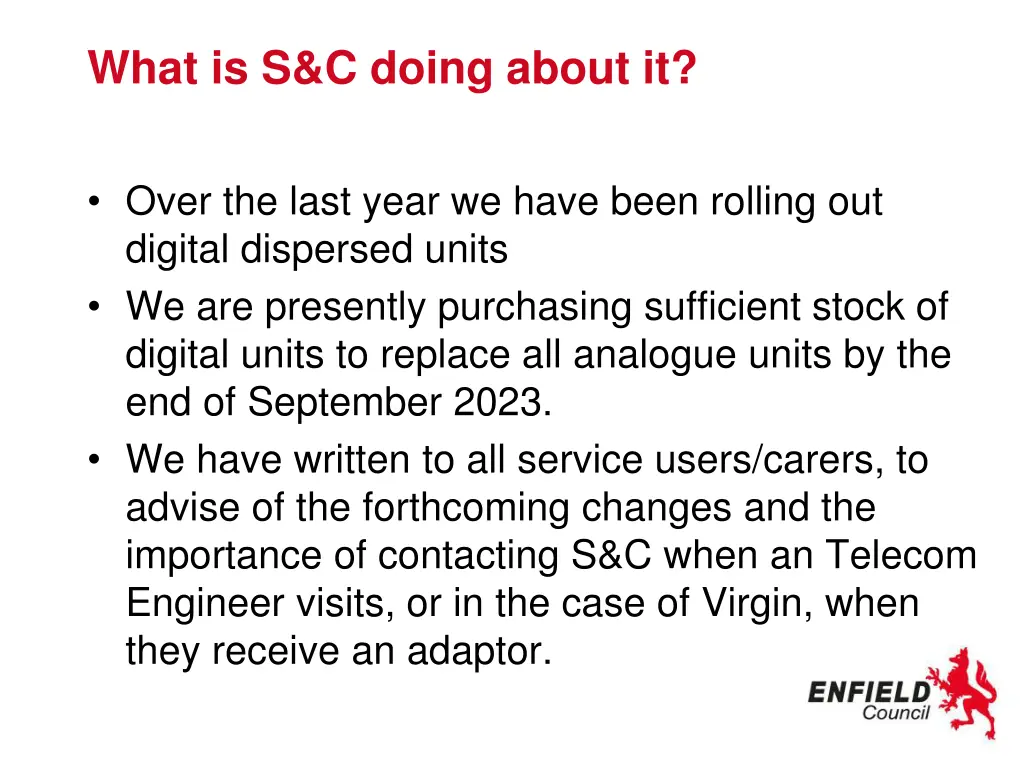 what is s c doing about it