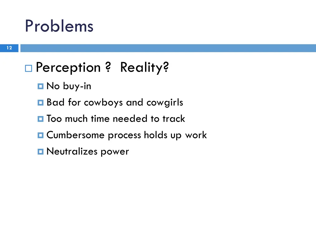 problems