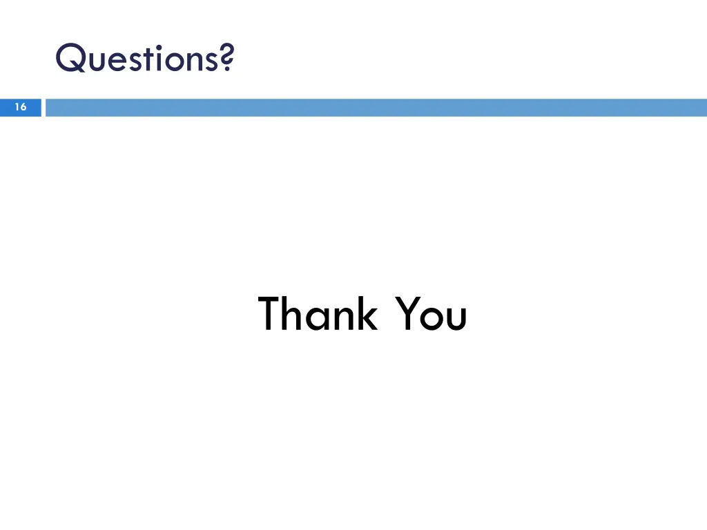 questions