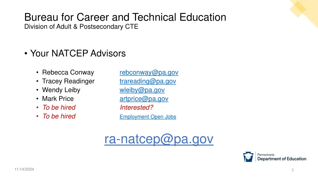 bureau for career and technical education