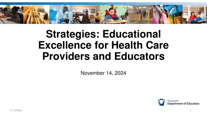 strategies educational excellence for health care