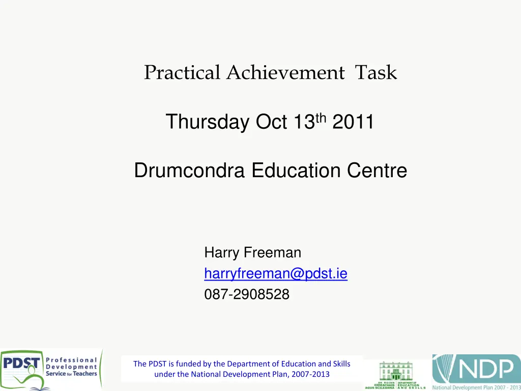 practical achievement task