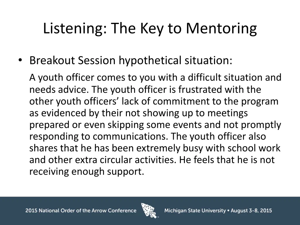 listening the key to mentoring 2