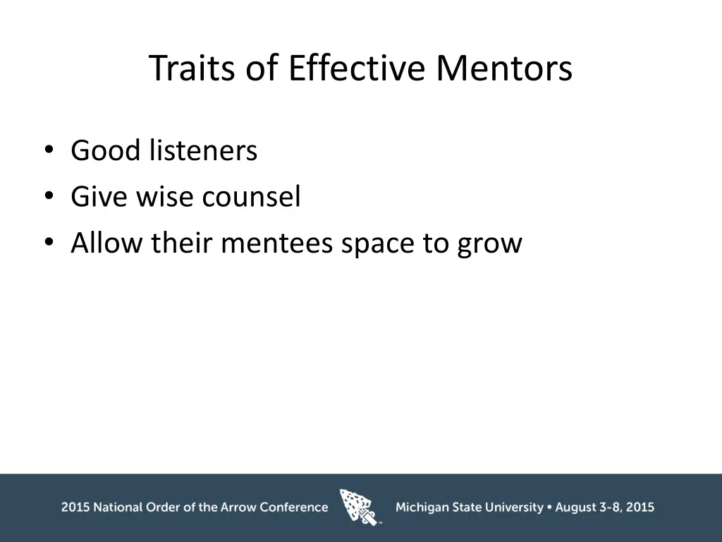 traits of effective mentors 1