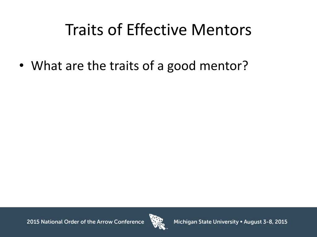 traits of effective mentors