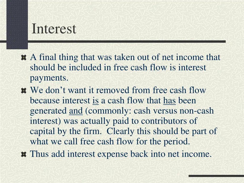 interest