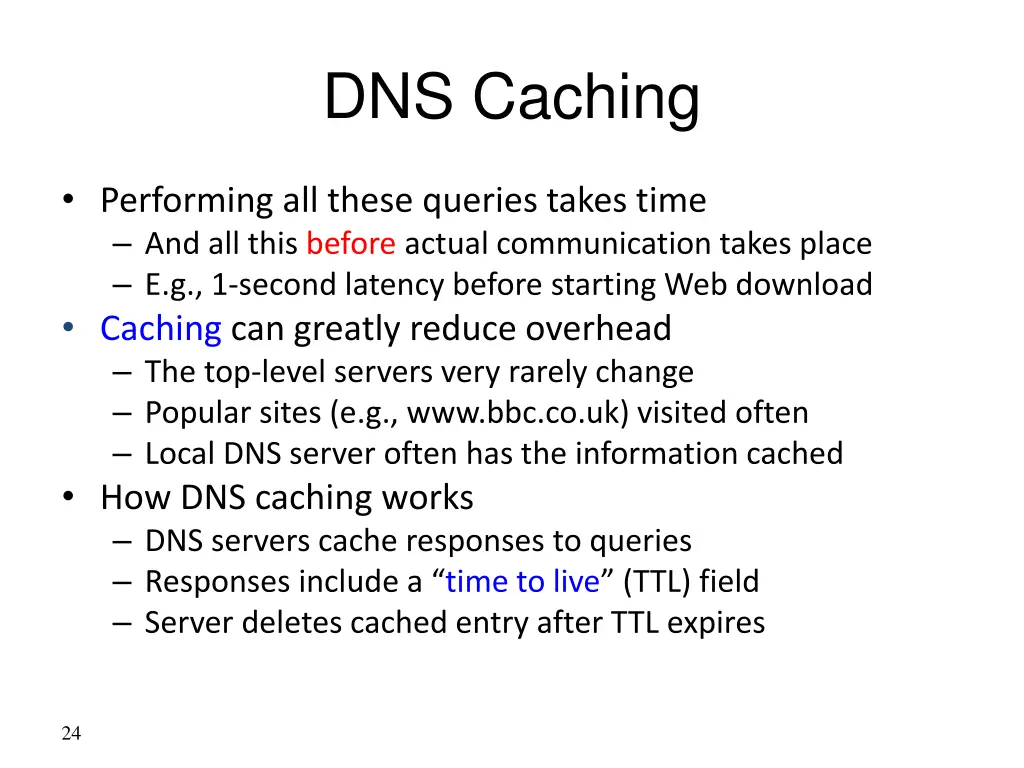 dns caching