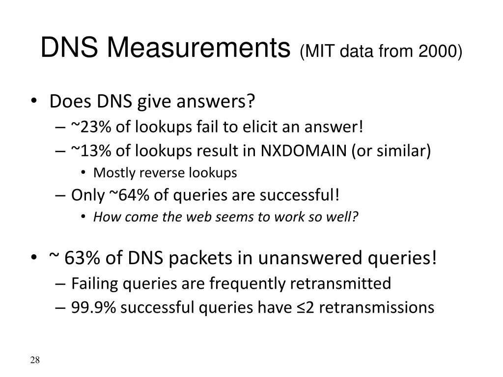 dns measurements mit data from 2000 1