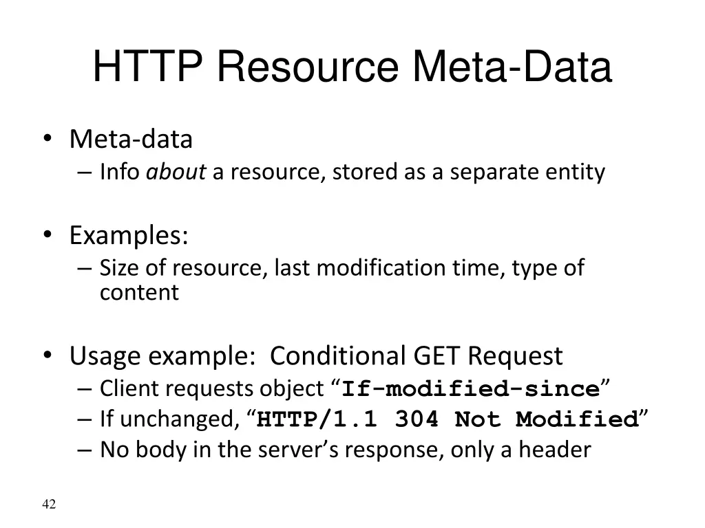 http resource meta data