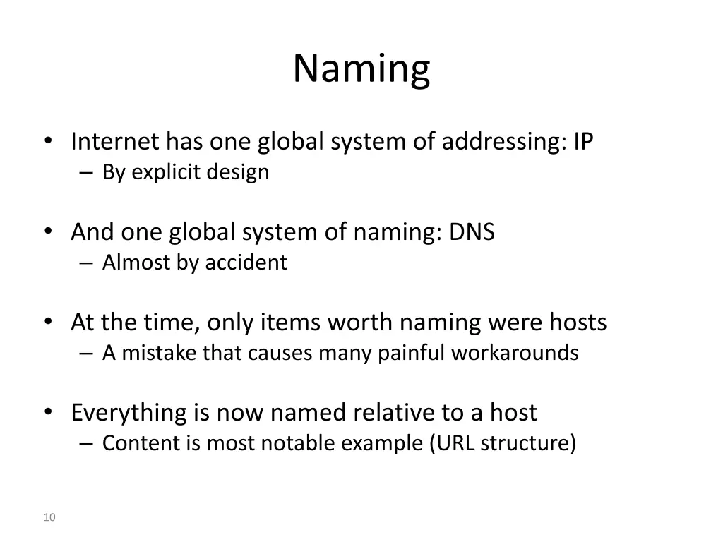 naming