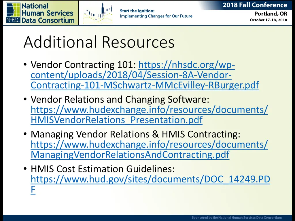 additional resources