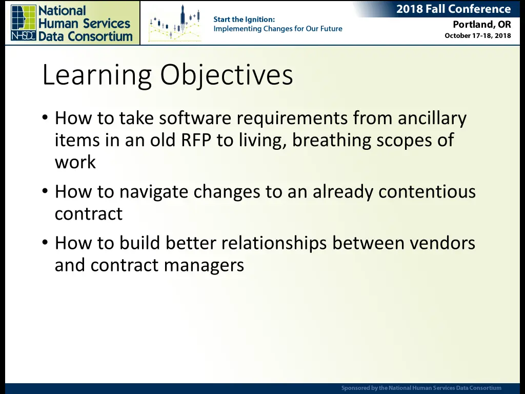 learning objectives