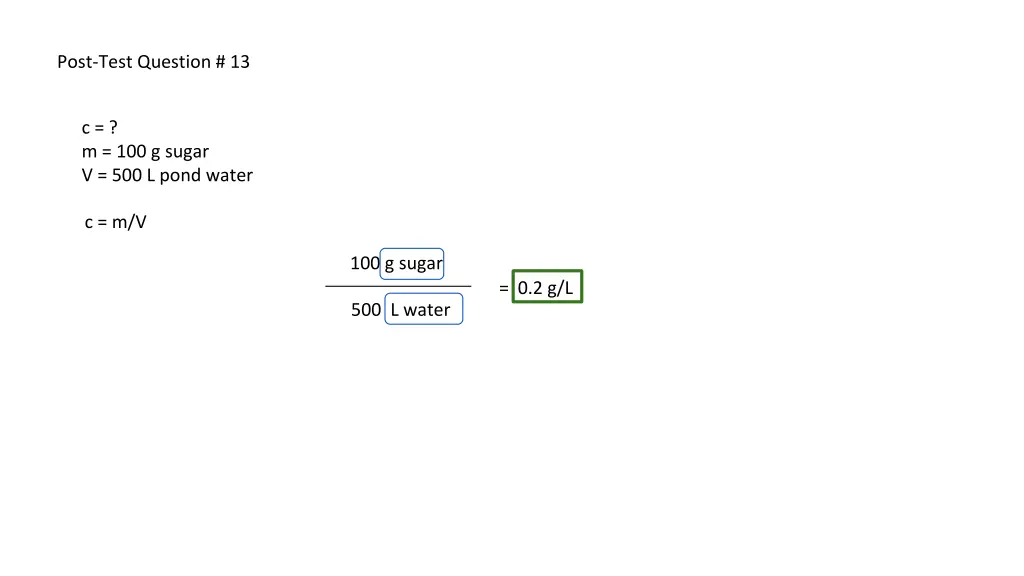 post test question 13