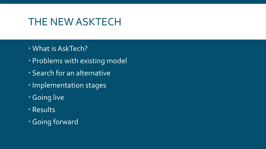 the new asktech 1
