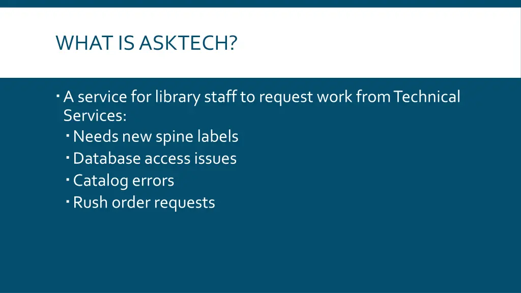 what is asktech