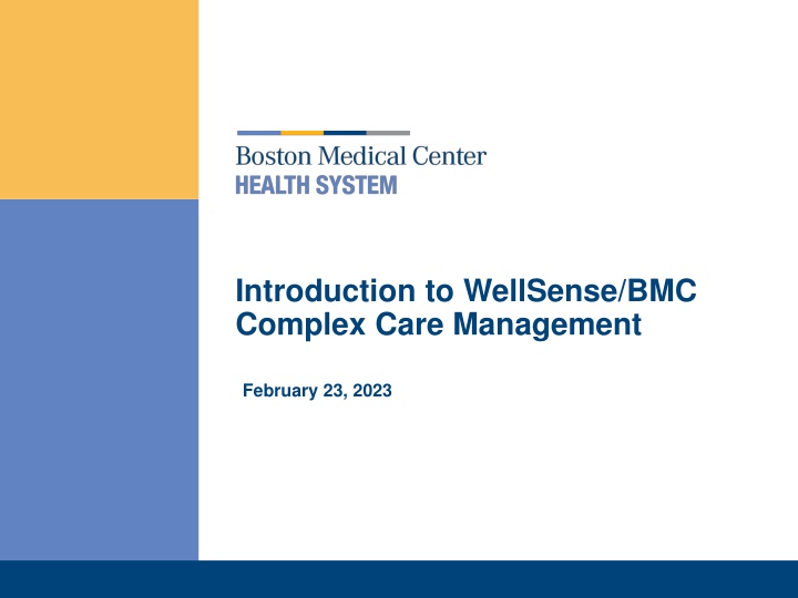 introduction to wellsense bmc complex care