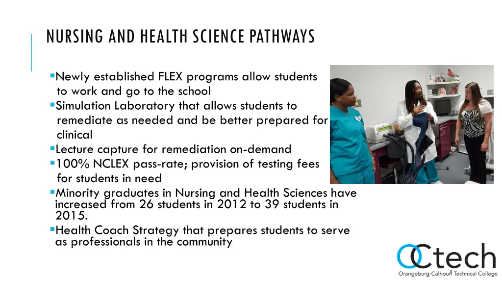 nursing and health science pathways