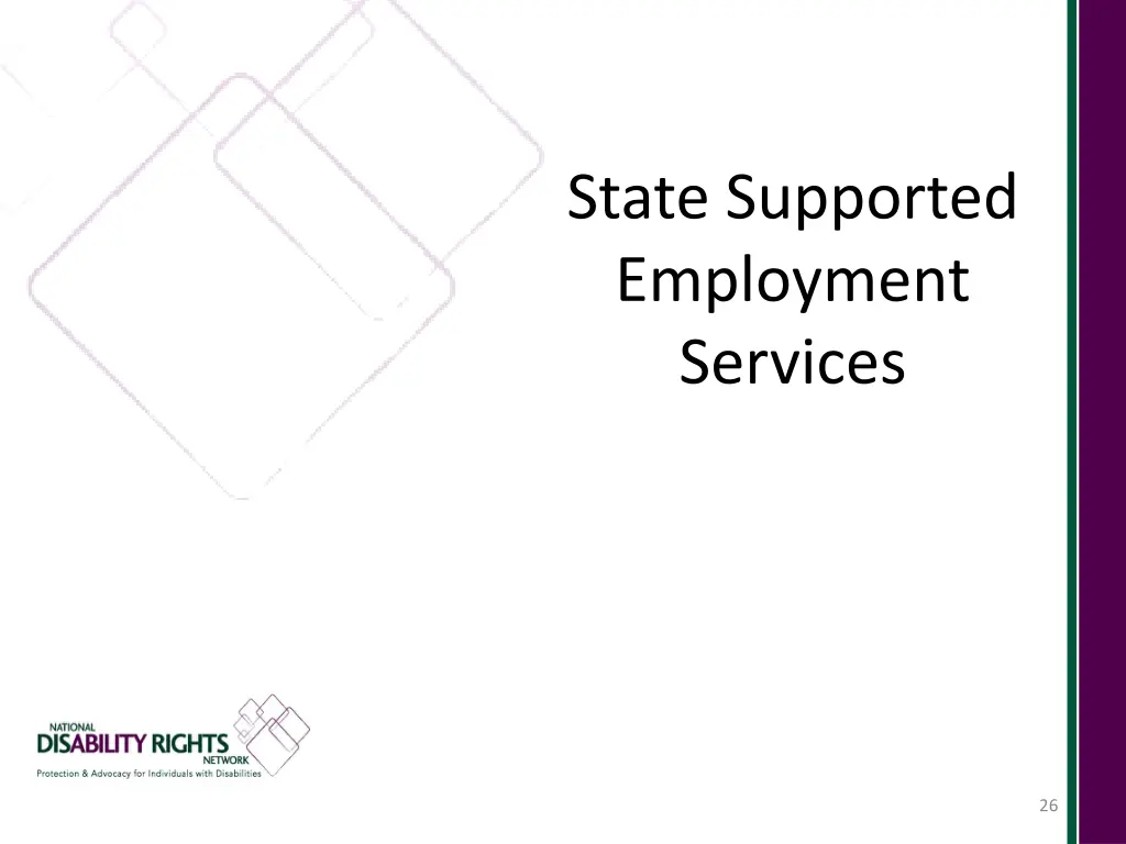 state supported employment services