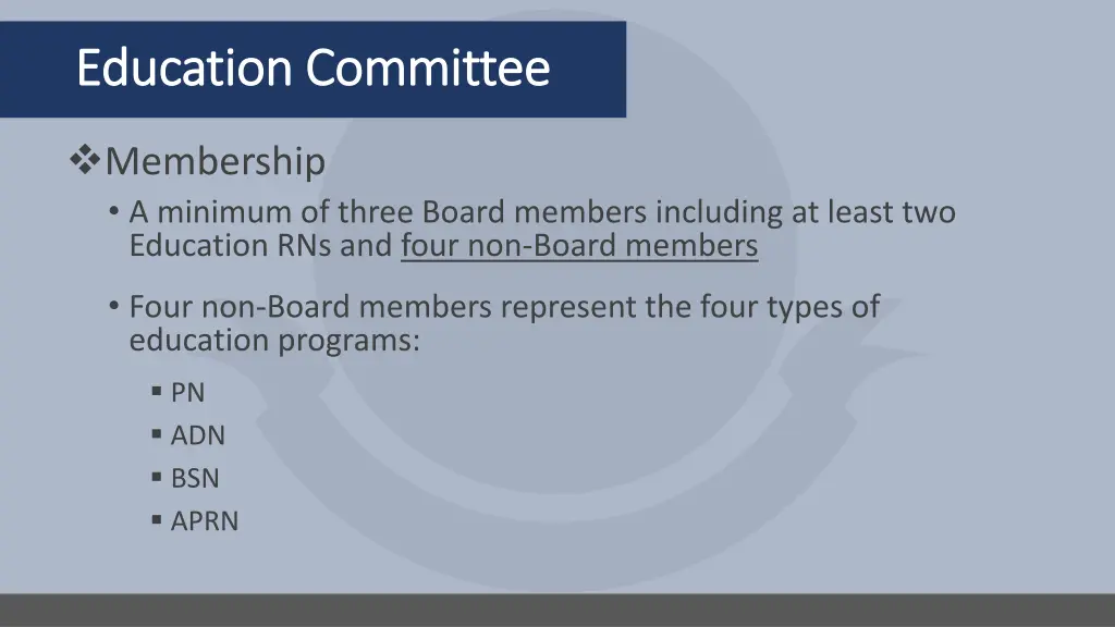 education committee education committee
