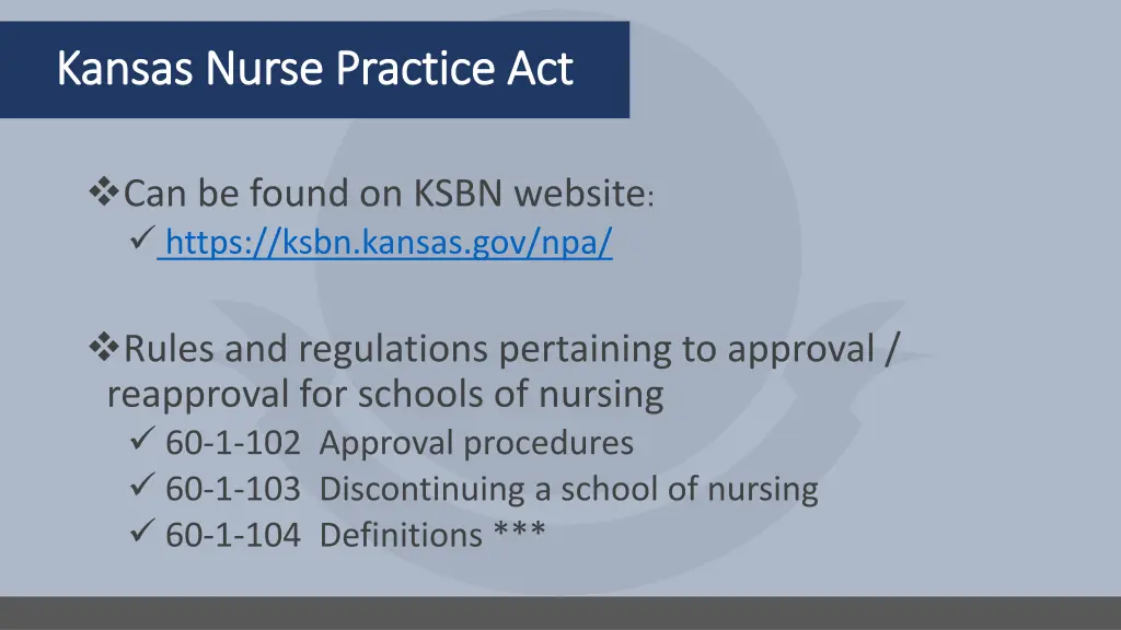 kansas nurse practice act kansas nurse practice