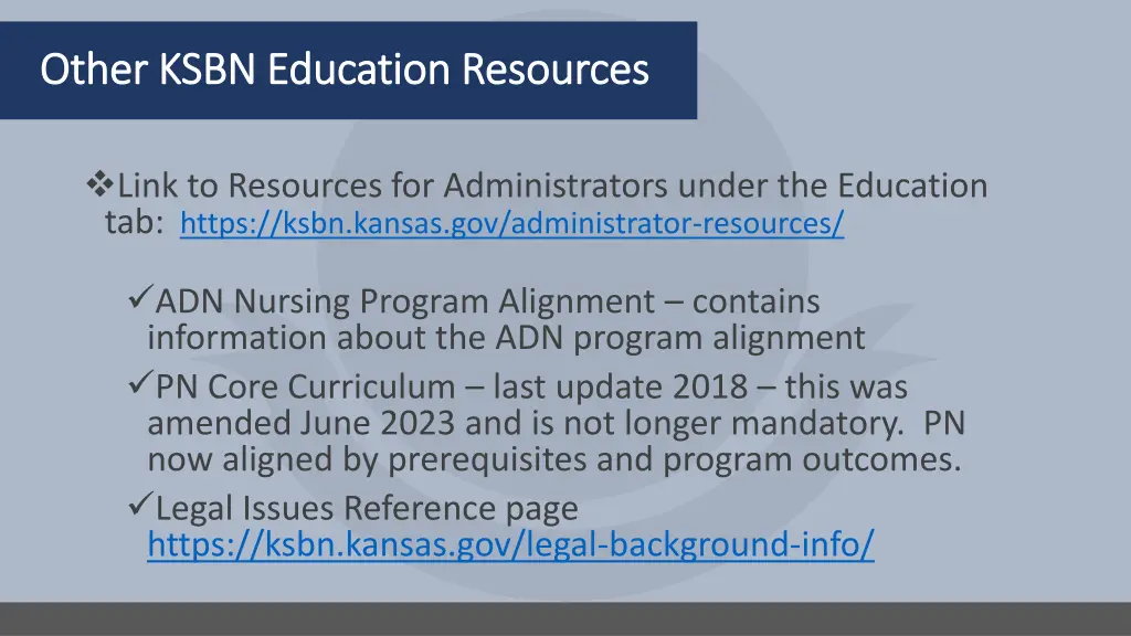 other ksbn education resources other ksbn